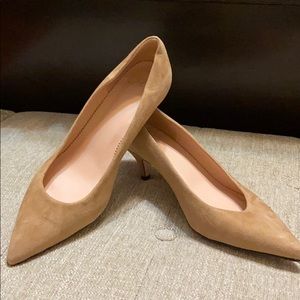 GUC J. Crew Suede Kitten Heels